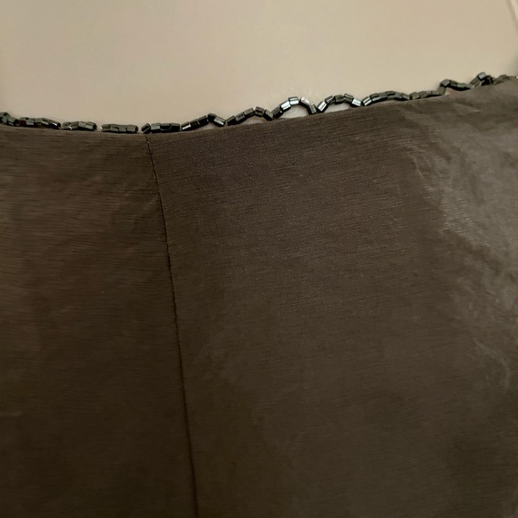 RALPH by Ralph Lauren formal maxi skirt with scalloped beaded waist - Picture 3 of 12